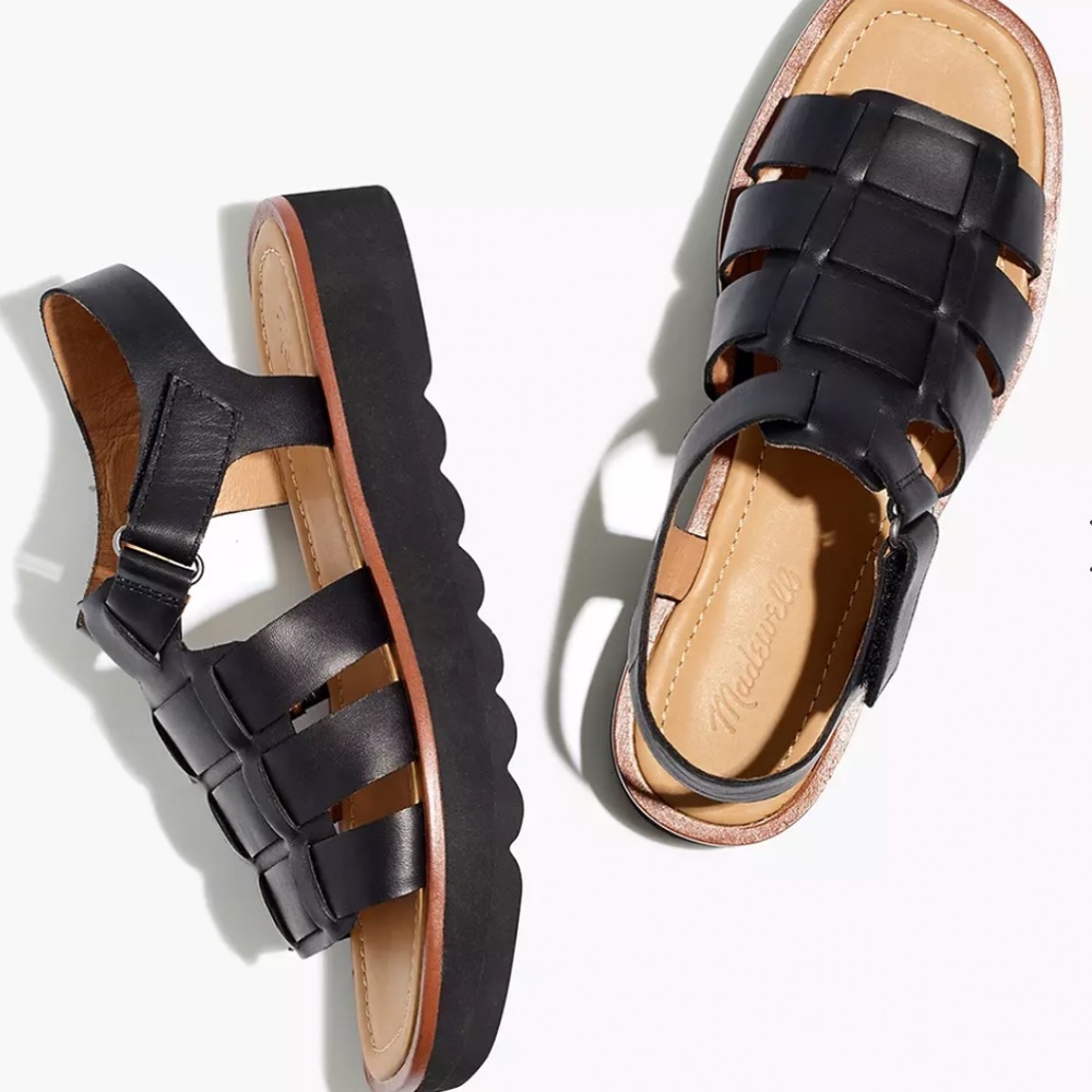 Madewell The Fisherman Flatform sandal 7.5